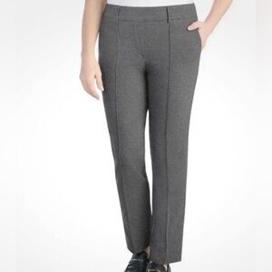 Hilary Radley Gray Straight Leg Pants